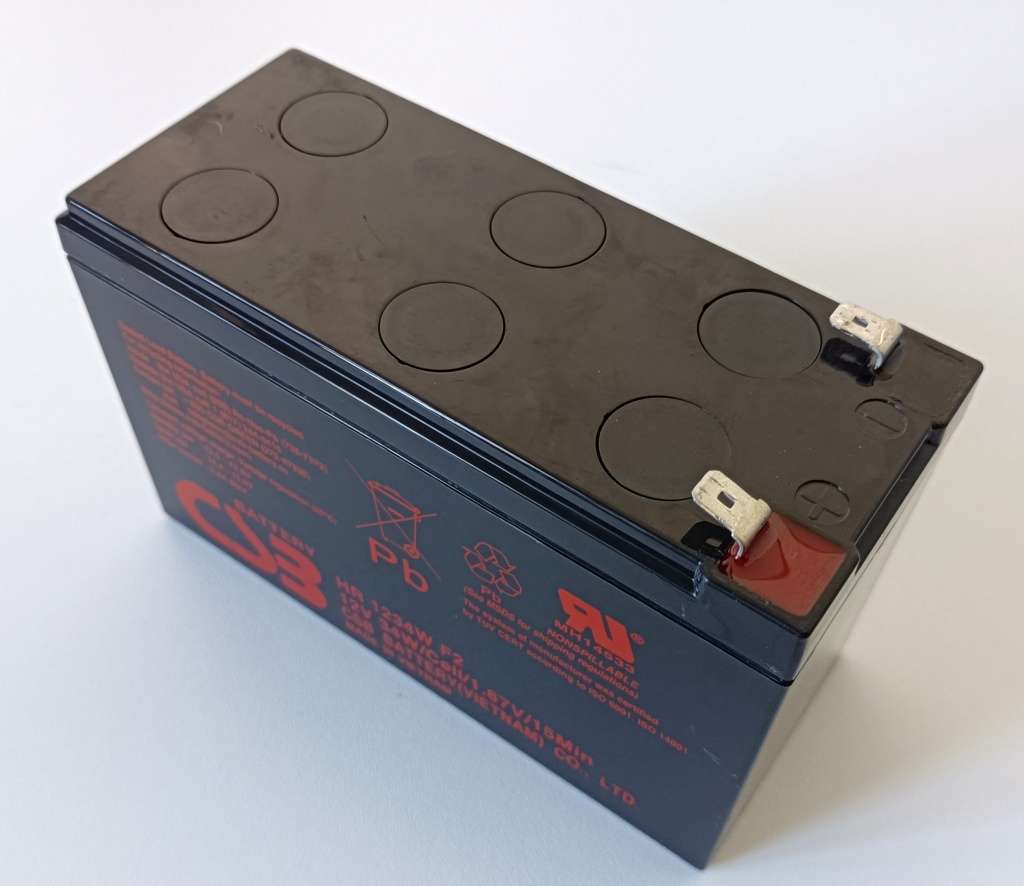 Rechargeable Batteries - CSB HR1234W F2 Battery - 12V / 34W / 9AH - UPS ...