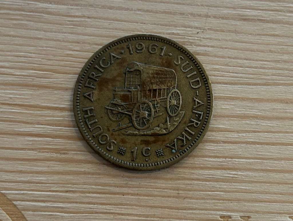 One Cent - South African One Cent Coin 1961 UNC for sale in South ...