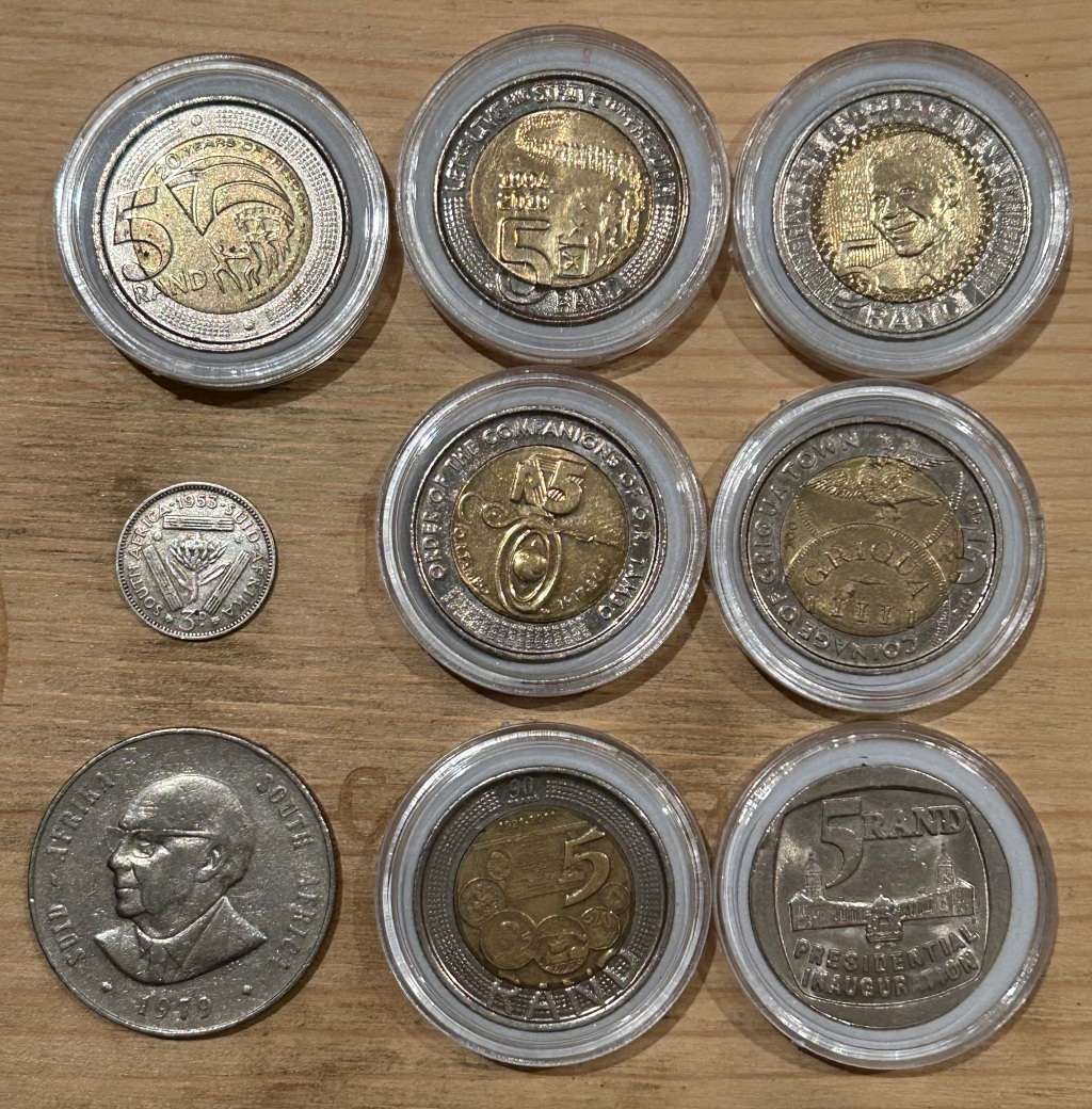 Special Circulation & Commemorative Coins - R5 bundle with silver 3d ...