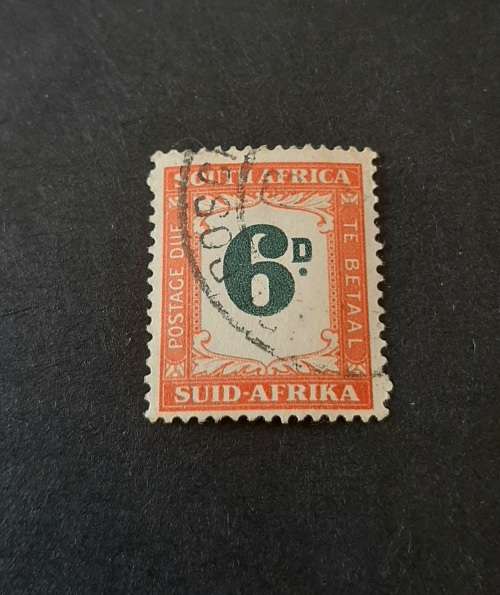 Union of South Africa ** 1958 South Africa Bright Orange