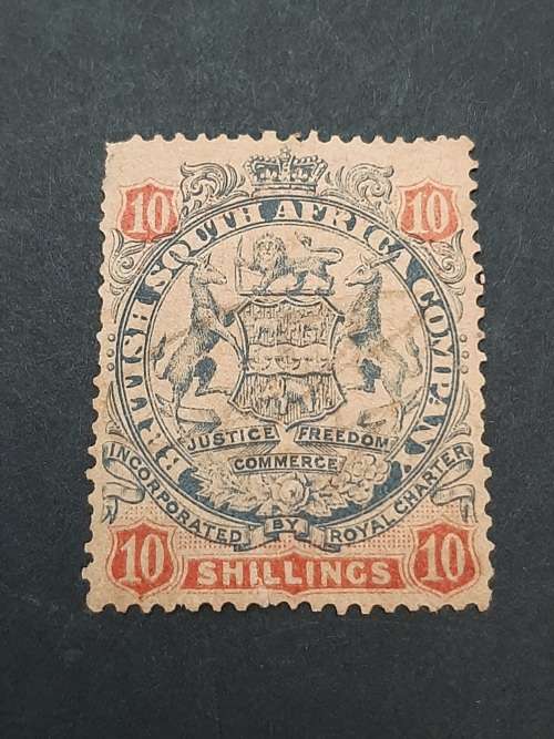 Zimbabwe, Rhodesia & Nyasaland ** 1896 Rhodesia British South Africa