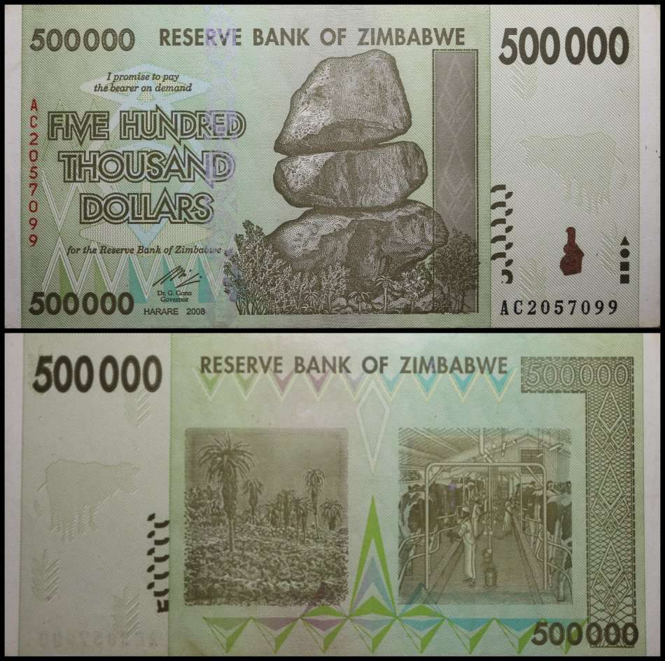 zimbabwe bank note