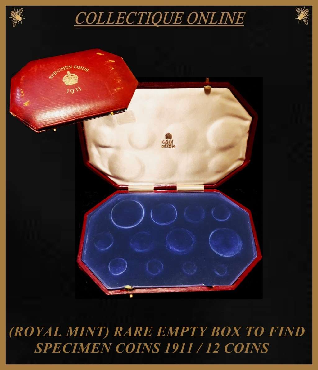 Coin Holders & Pockets - ENGLAND : RARE BOX TO FIND : EMPTY BOX / NO ...