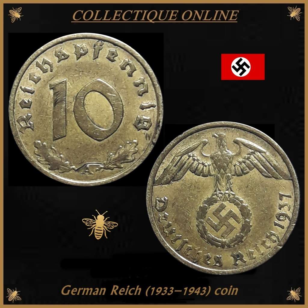 Europe - Third Reich : German Reich (1933-1943) : 10 Reichspfennig 1937 