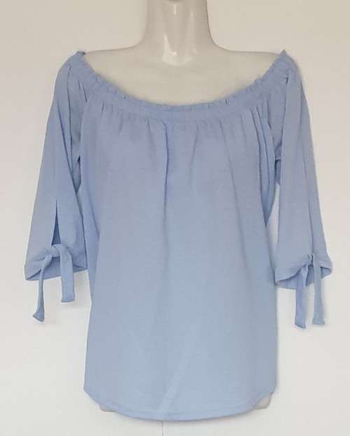 T-shirts & Tops - Light Blue Off-Shoulder Top from Truworths was listed ...