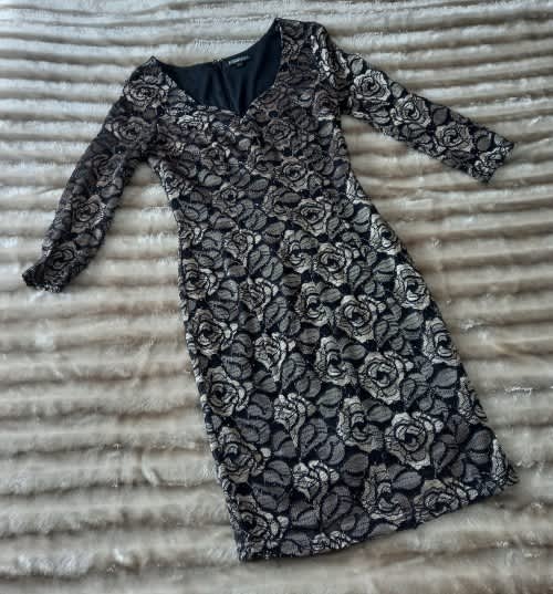 Formal Dresses - Black and Gold Cocktail Dress from Truworth for sale ...