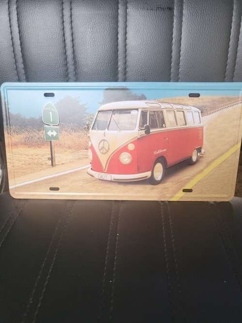 Other Antiques & Collectables VINTAGE STYLE PRESSED METAL VW BUS