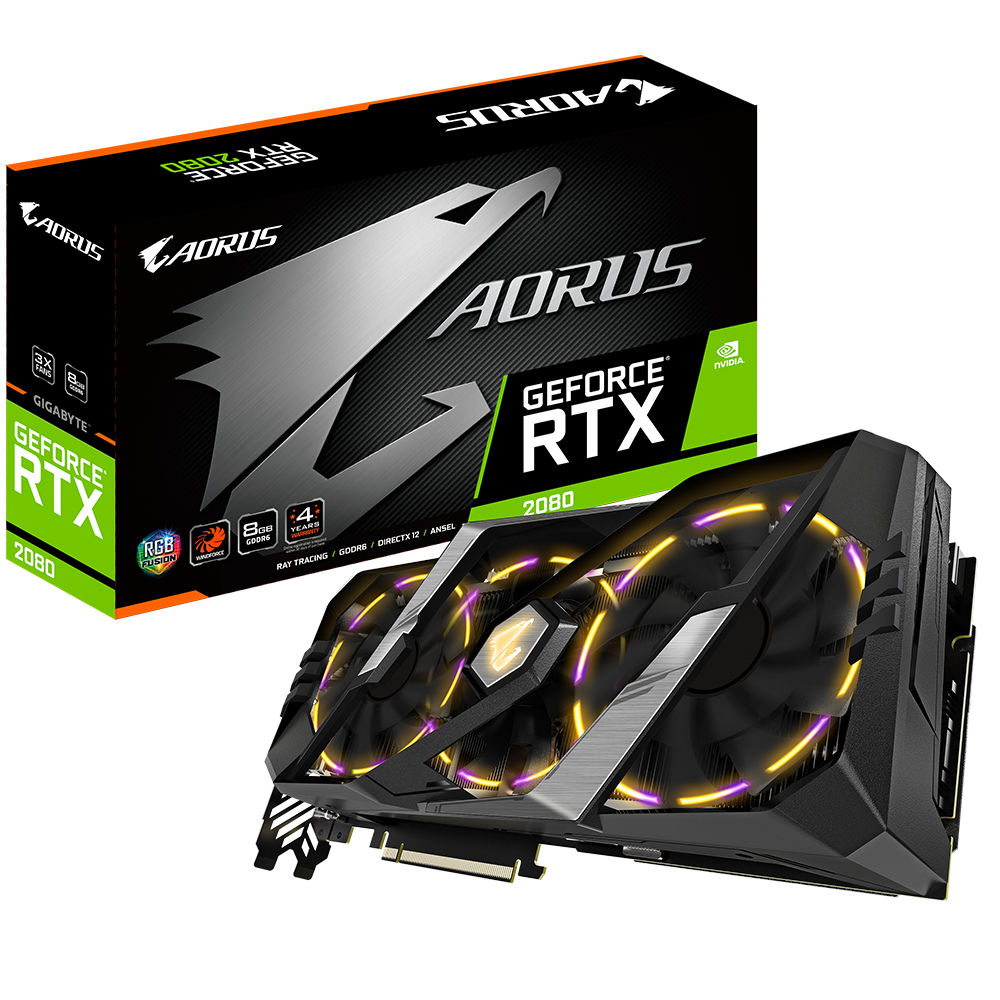Graphics & Video Cards - GIGABYTE AORUS RTX 2080 8GB ** GAMING GRAPHICS ...