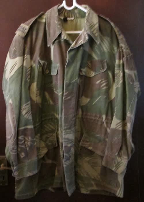 Uniforms - RHODESIAN CAMOUFLAGE BUSH WAR FIELD JACKET WITH BSAP RESERVE ...