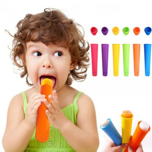 Other Kitchen Tools - 6 COLOR BLAST ICE POP MAKERS POPSICLE SILICONE ...