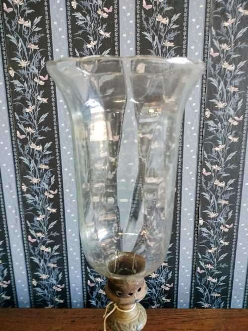 Candlesticks & Candle Snuffers Vintage metal & glass candle holder for sale in Johannesburg