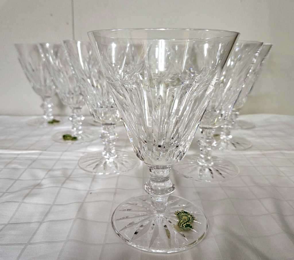 Drinking Glasses & Stemware Set of 10 WATERFORD Crystal EILEEN Red