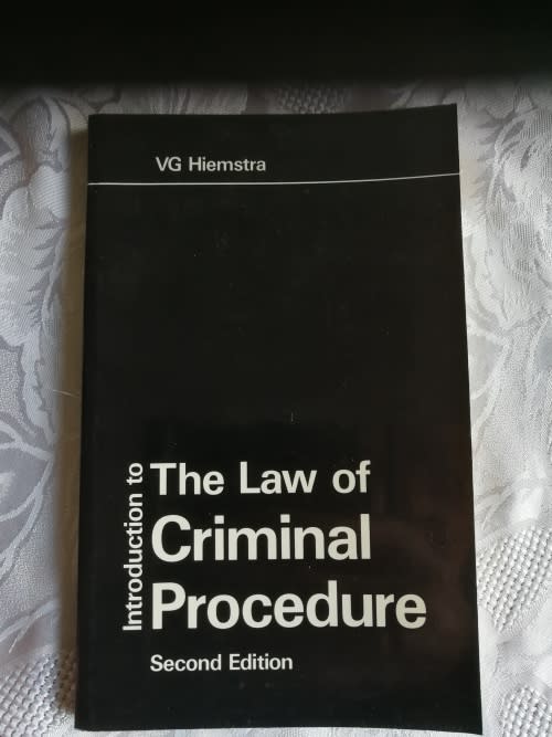 Pietermaritzburg　G　Second　PROCEEDINGS　for　THE　in　CRIMINAL　TO　sale　LAW　V　Edition　OF　HIEMSTRA　INTRODUCTION　Law　(ID:601230379)