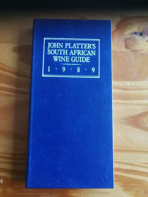 Cooking, Food & Wine 1989 JOHN PLATTER`S SOUTH AFRICAN WINE GUIDE