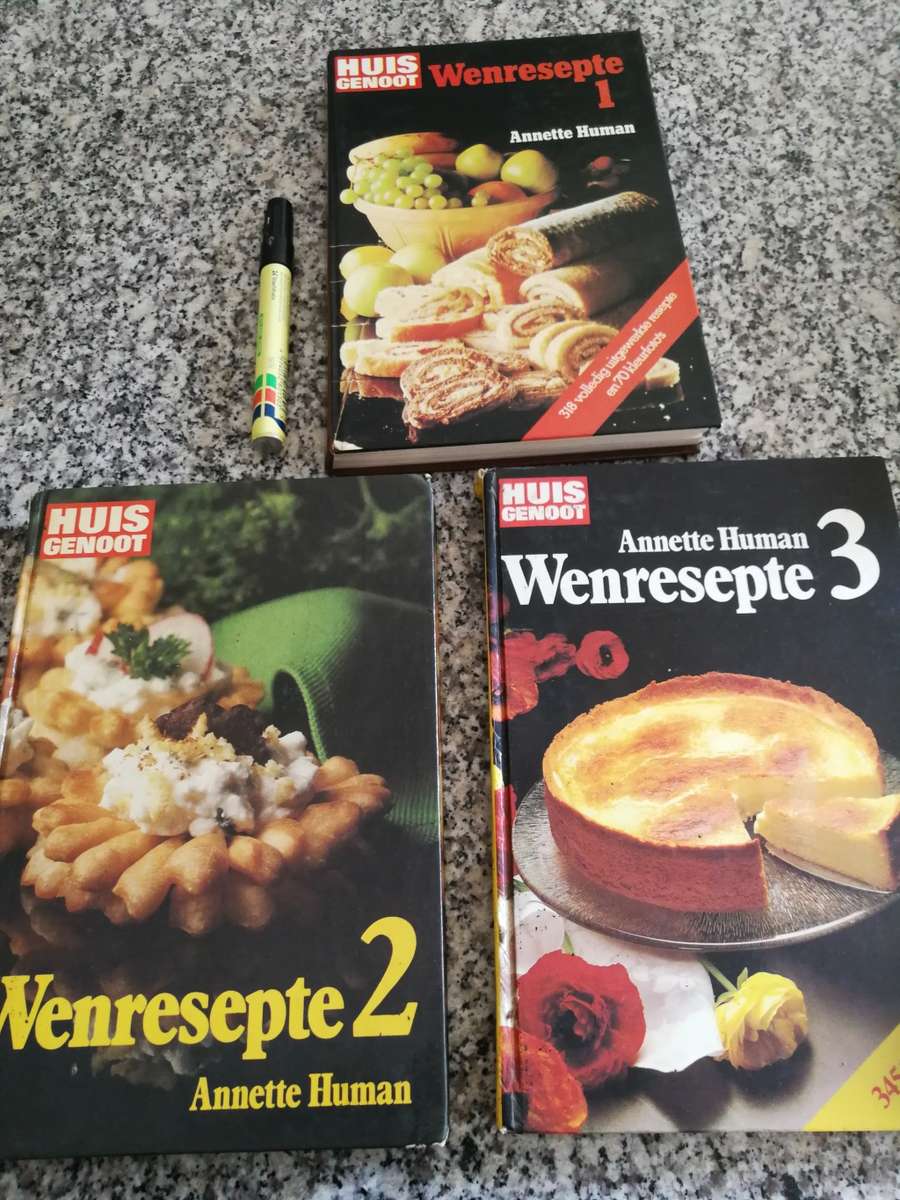 Cooking, Food & Wine - WENRESEPTE 1 2 AND 3 ANNETTE HUMAN 3 BOEKE ...