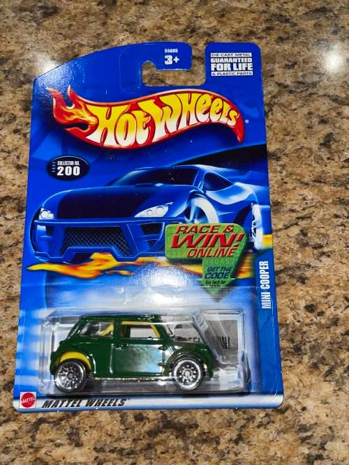 Classic Toys - Hot wheels Mini Cooper green. Long card for sale in ...
