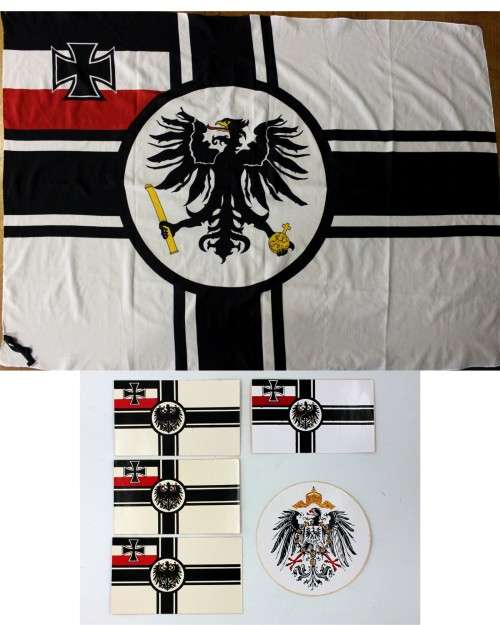 Advertising - Collection of German Reichsflag and Stickers for sale in ...