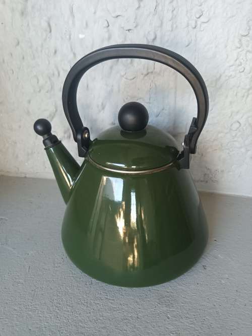 Stovetop Espresso Pots & Kettles VINTAGE Le Creuset Green Kone