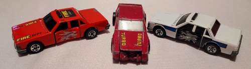 3 Vintage Hot Wheels / Crash Crack up Cars / Issued 1983 & 