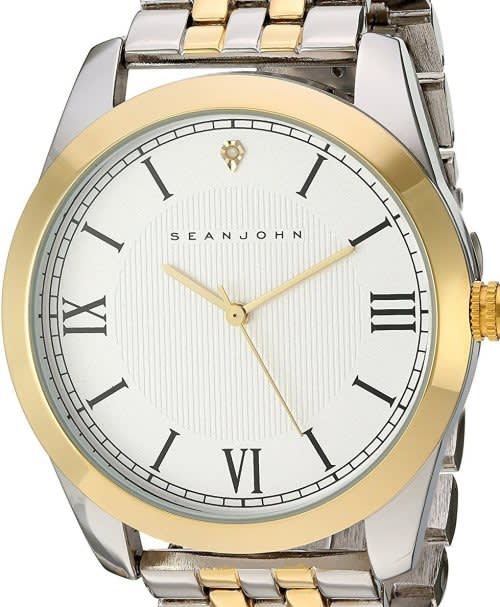 Men's Watches - Authentic SEAN JOHN Two Tone Stainless Steel Mens Watch ...
