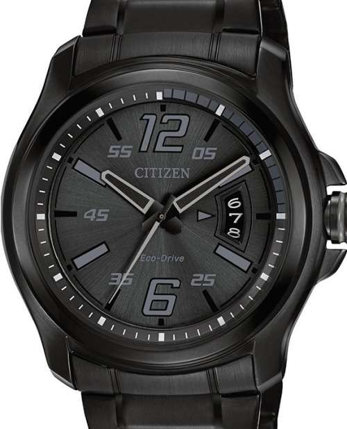 black citizen eco drive mens watch