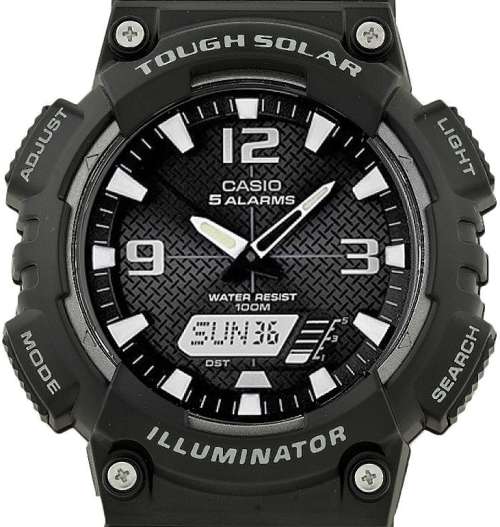 casio tough solar illuminator set time