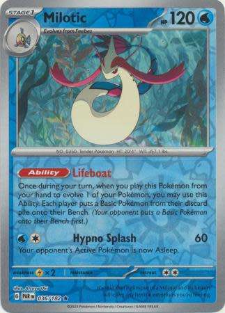 Trading Cards - Pokemon Trading Card Game - Milotic - 036/182 - Reverse ...