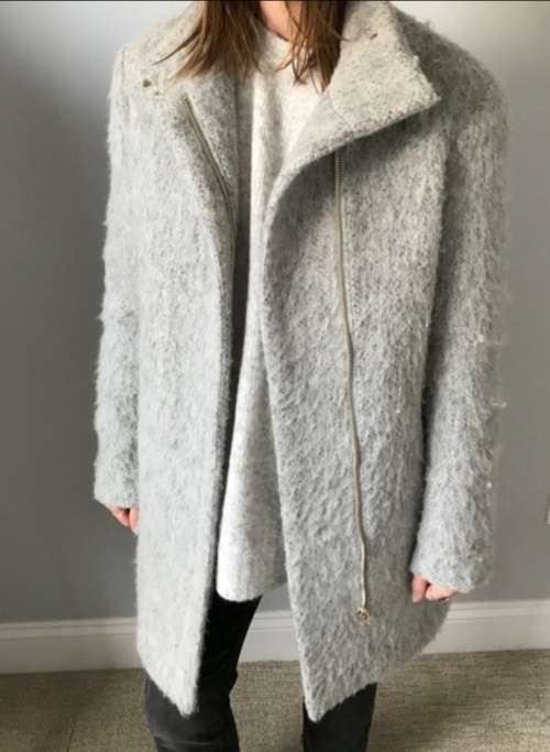 oversized shaggy jacket