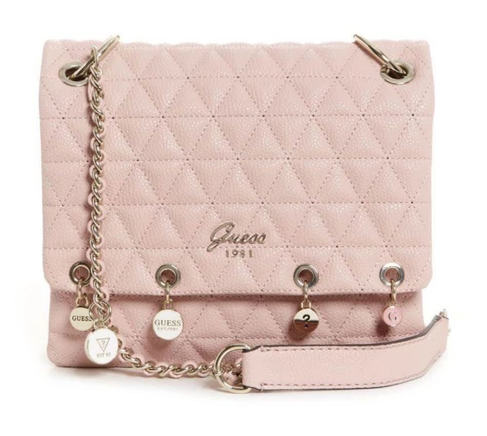 Handbags & Bags - GUESS Fleur Quilted Charm Crossbody was sold for R540 ...