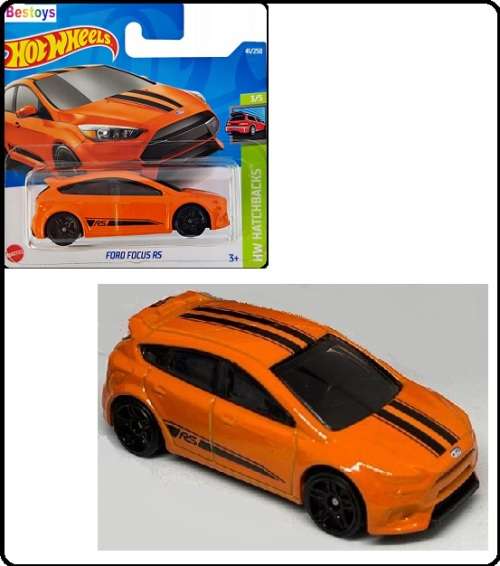 Hot Wheels 2022 #41 HW Hatchbacks – Ford Focus RS Arancione (Scala 1:64)