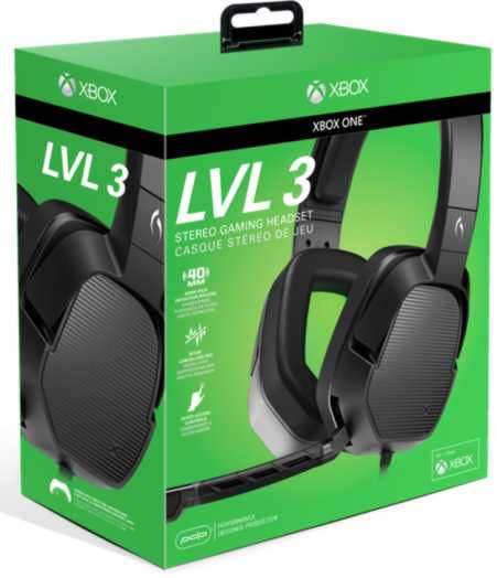 Headsets PDP Afterglow LVL 3 Gaming Headset Xbox One New and