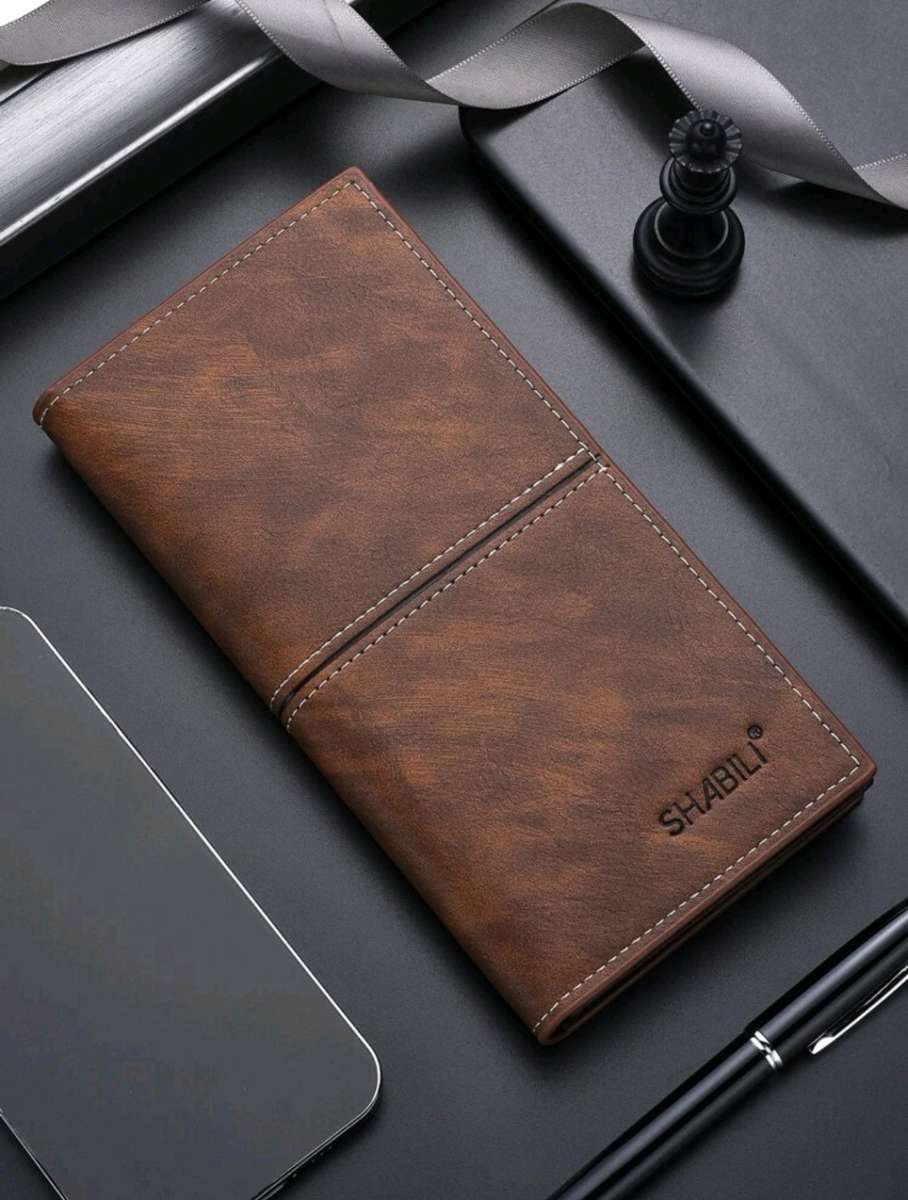 Money Belts & Wallets - Men shabili Leather Graphic Long Wallet Dad ...