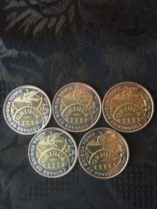 Five Rand - 2015 Excellent Condition R5 Griqua Town Coins Was Sold For 