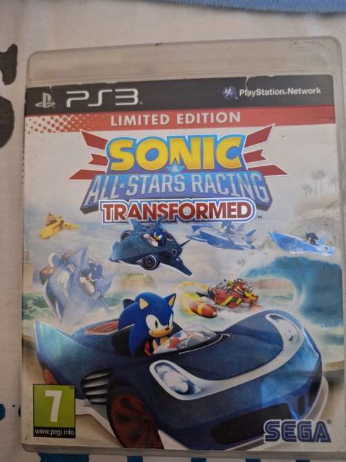 Games PS3 GAMES Sonic All Stars Racing Transformed PS3 PLAYSTATION 3