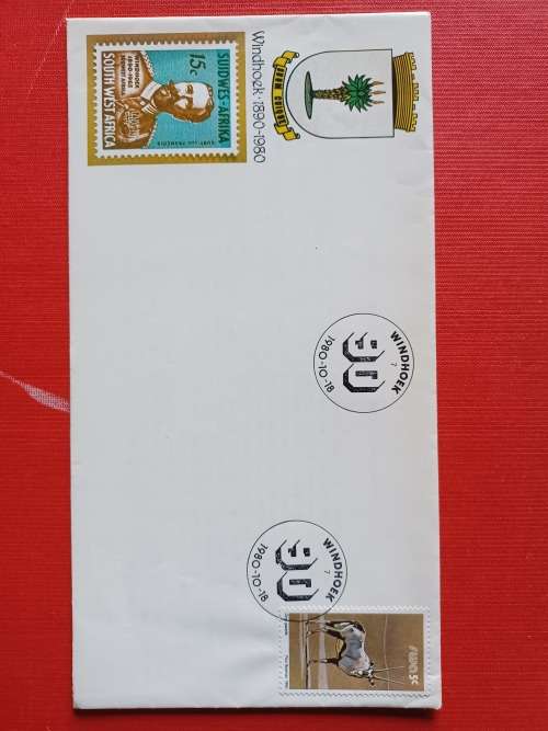 Republic of South Africa SA First Day Issue Letter Windhoek 1989