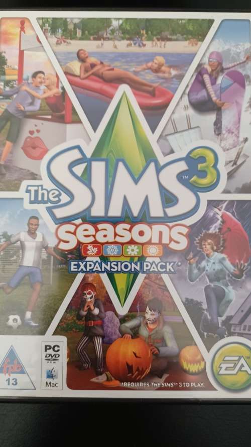 Games - The Sims 3 Seasons Expansion Pack PC DVD ROM Disk was listed ...