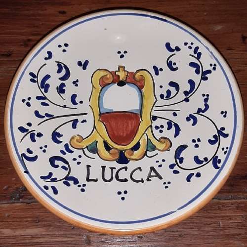 Other Porcelain & Ceramics Lucca Fatto A Mano Plate Diatemer 15cm
