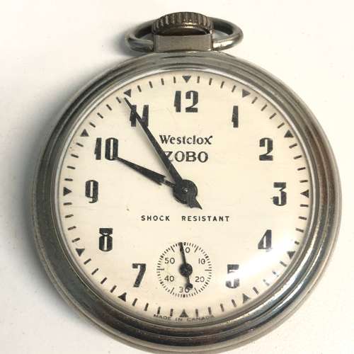 Pocket Watches Westclox ZOBO Pocket Watch was sold for R156.00 on 18 Mar at 1300 by mrgoldsa
