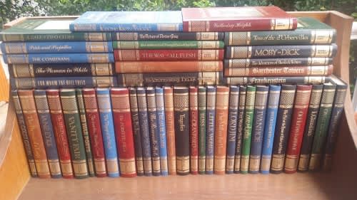 Classic Fiction - The Great Writers Library Set of 46 Books **Beautiful ...
