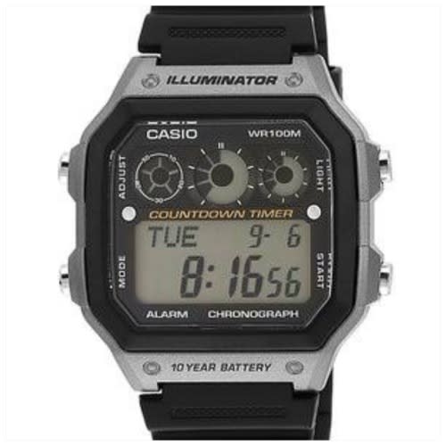 Stop Watches - Casio Illuminator Chronograph Sport Watch AE1300WH-8AV ...