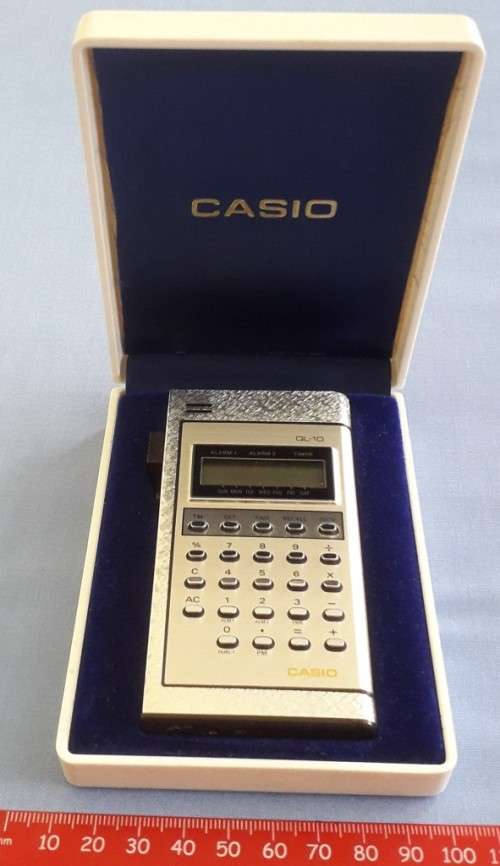 Smoking Accessories Scarce Vintage CASIO QL10 lighter/calculator