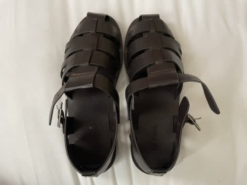 Sandals - Truworths men`s sandals UK8 chocolate was sold for R201.00 on ...