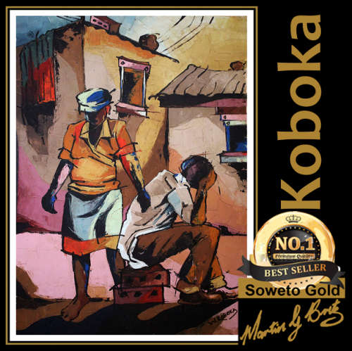 Paintings - Soweto Gold ~ Welcome Koboka (1941-1999) ~ Highly ...