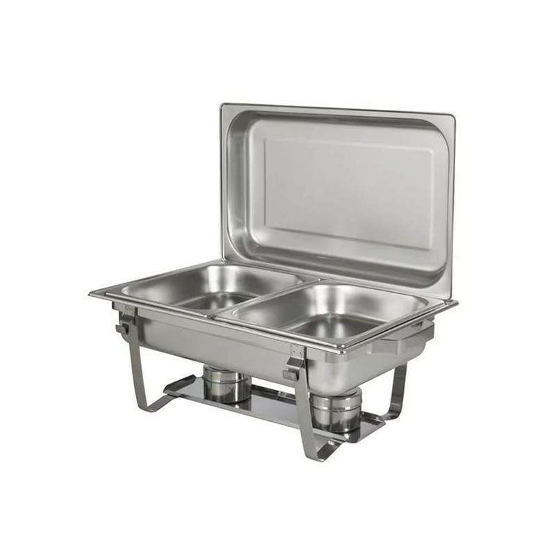 Serving Trays - Double Tray 54cm Chafing Dish, Full Size Deep Food Pan 