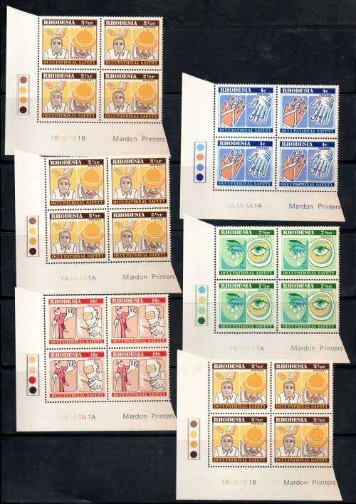 Zimbabwe, Rhodesia & Nyasaland - RHODESIA CLEARANCE OF UMM CONTROL BLKS ...