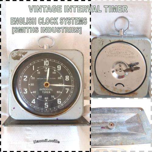 Other Clocks VINTAGE INTERVAL TIMER ENGLISH CLOCK SYSTEMS MADE IN