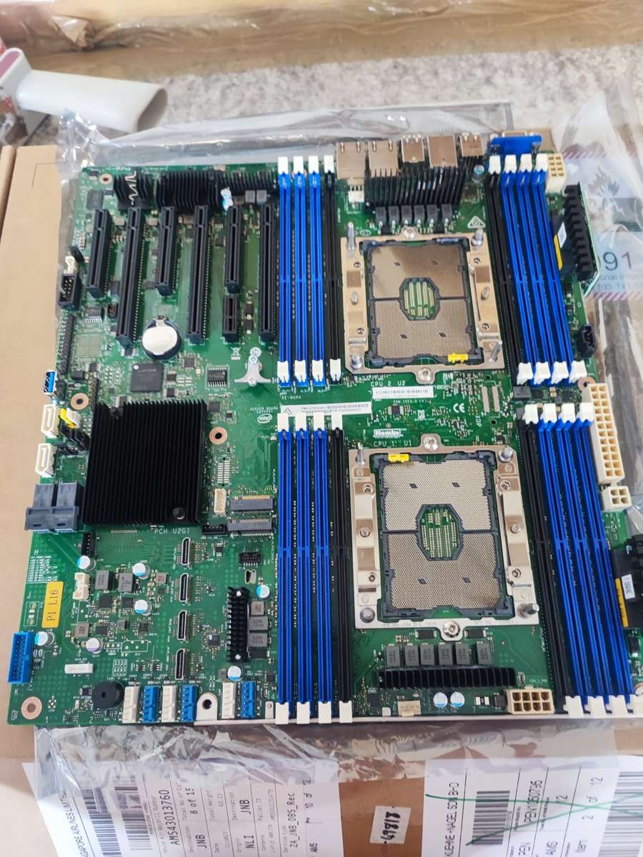 Motherboards Intel s2600STB C624 chipset Dual socket LGA 3647 Sever