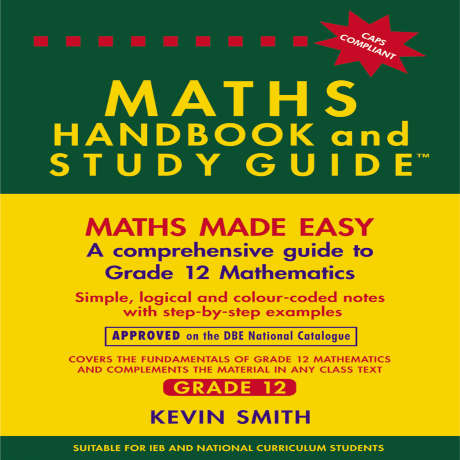 Science - THE MATHS HANDBOOK & STUDY GUIDE Grade: 12 - Brand New Copies ...