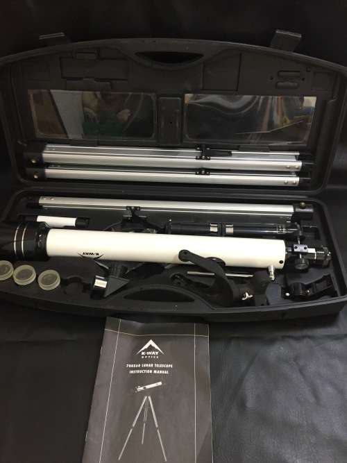 Telescopes Complete Kway 700x60 lunar telescope!!!!!!! was sold for