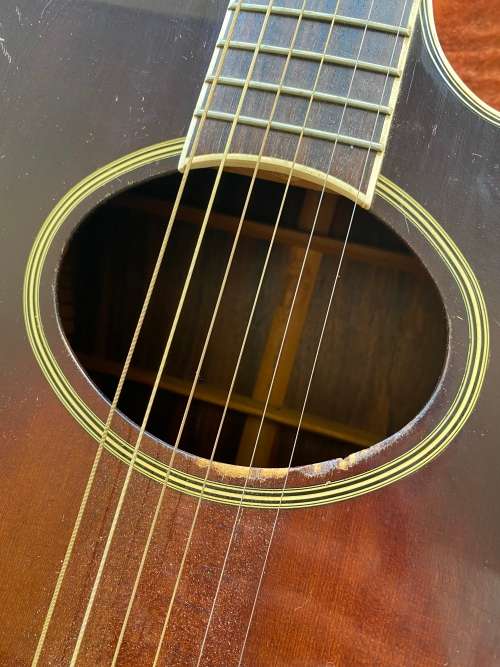 Other Antiques & Collectables RARE VINTAGE WASHBURN GUITAR IN BOX